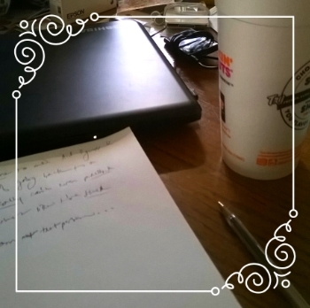 my daily journaling station